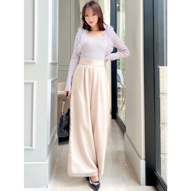 シアーレイヤードロングパンツ | RESEXXY | 詳細画像6 