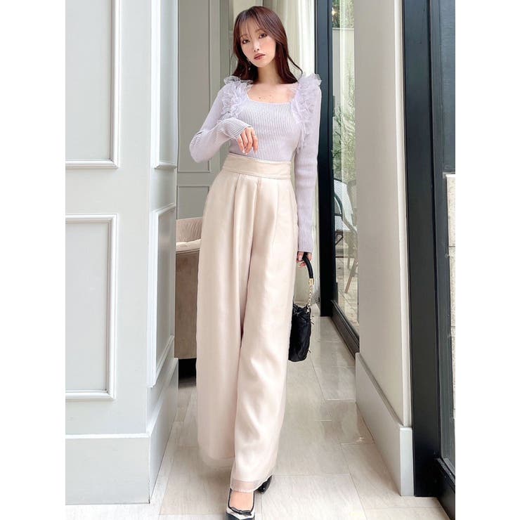 シアーレイヤードロングパンツ | RESEXXY | 詳細画像7 