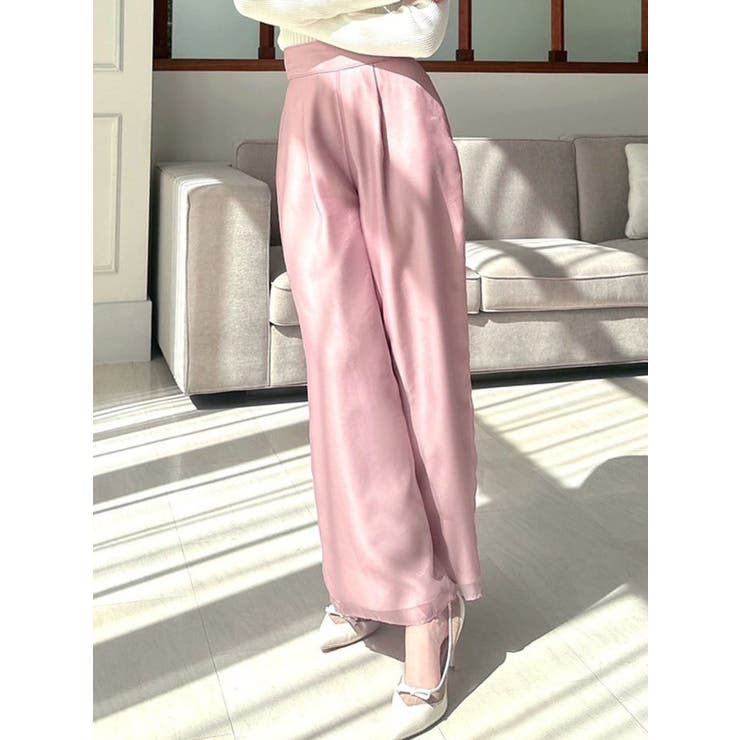 ピンク | シアーレイヤードロングパンツ | RESEXXY