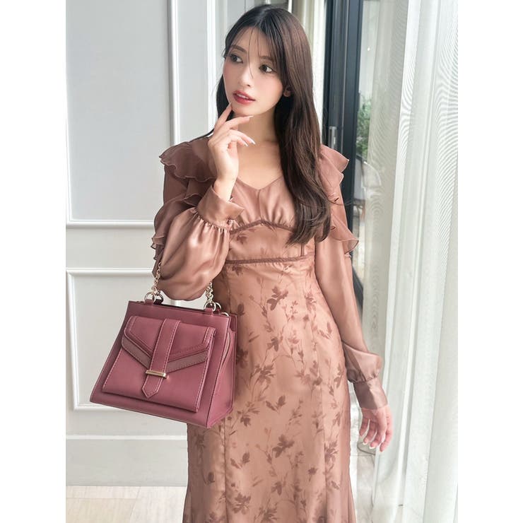 フラップポイントスクエアハンドバッグ | RESEXXY | 詳細画像5 