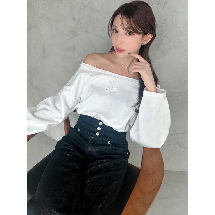 人気特価 ルーズオフショルスウェット[品番：MKSW0062039]｜RESEXXY シャツ/ブラウス(長袖/七分)