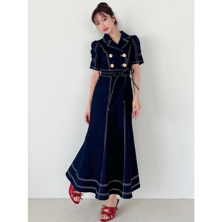 ギャザーデザインマーメイドワンピース | RESEXXY | 詳細画像10 