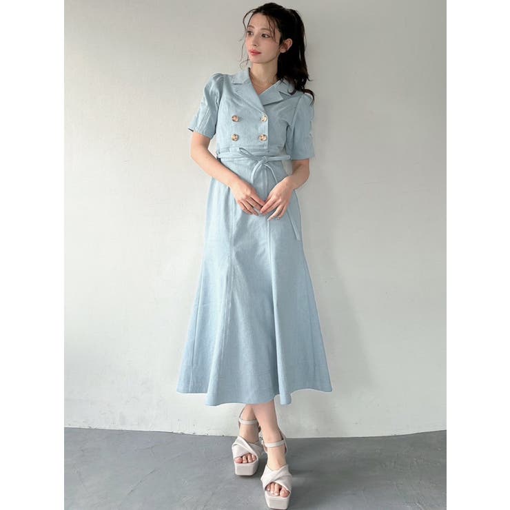 ギャザーデザインマーメイドワンピース | RESEXXY | 詳細画像13 