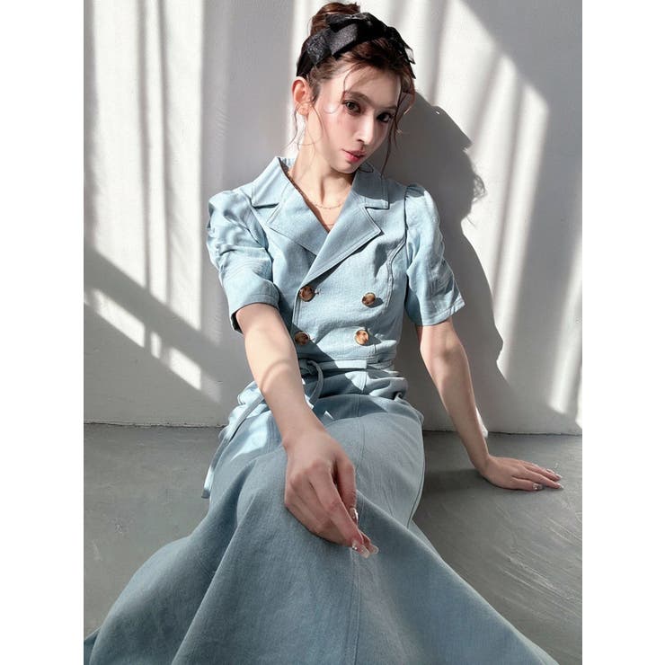 ギャザーデザインマーメイドワンピース | RESEXXY | 詳細画像24 