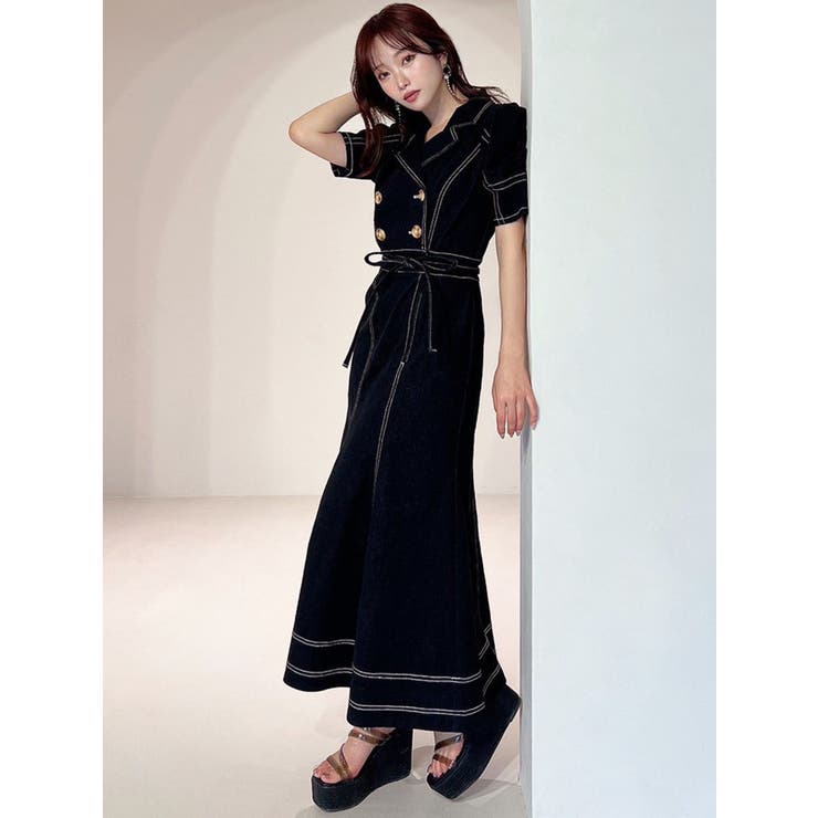 ギャザーデザインマーメイドワンピース | RESEXXY | 詳細画像5 