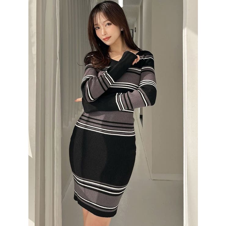 リブニットタイトワンピース | RESEXXY | 詳細画像2 