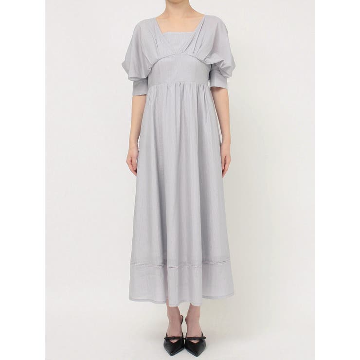 レーストリムフレアワンピース[品番：MKSW0063103]｜RESEXXY