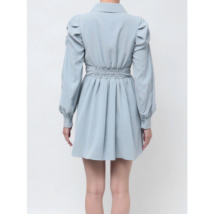 シャーリングデザインミニシャツワンピース | RESEXXY | 詳細画像25 