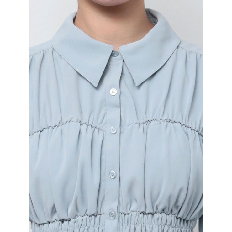 シャーリングデザインミニシャツワンピース | RESEXXY | 詳細画像26 