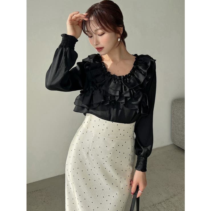 ラッフルオフショルブラウス | RESEXXY | 詳細画像2 