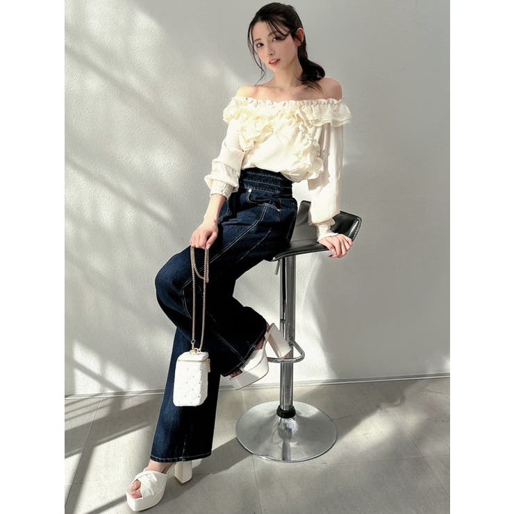 ラッフルオフショルブラウス | RESEXXY | 詳細画像22 