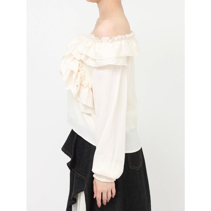 ラッフルオフショルブラウス | RESEXXY | 詳細画像24 