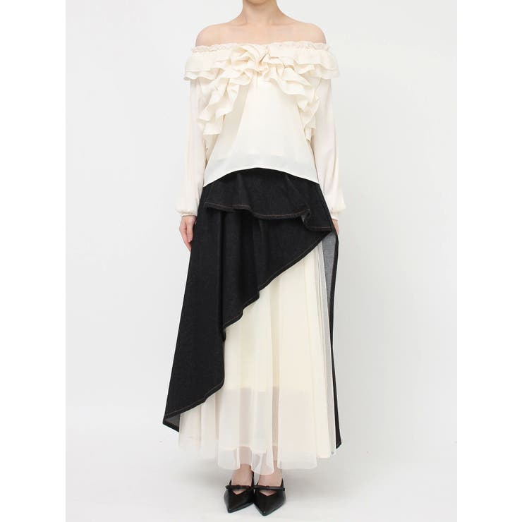 ラッフルオフショルブラウス | RESEXXY | 詳細画像30 