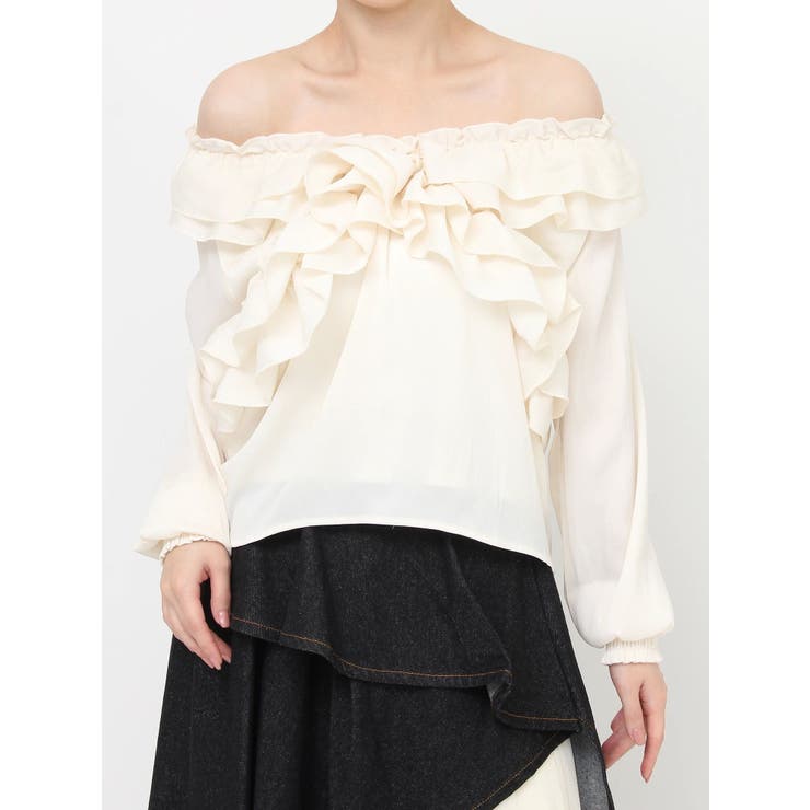 ラッフルオフショルブラウス | RESEXXY | 詳細画像34 