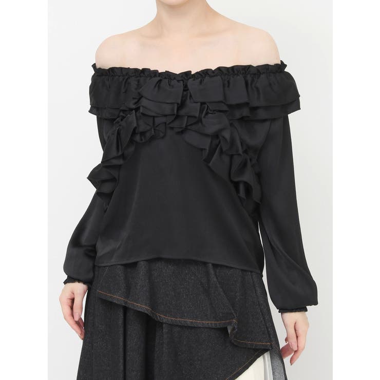 ラッフルオフショルブラウス | RESEXXY | 詳細画像35 