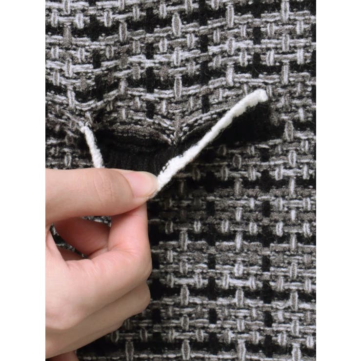 ツイードニットバイカラースカート【セットアップ着用可能】 | RESEXXY | 詳細画像25 