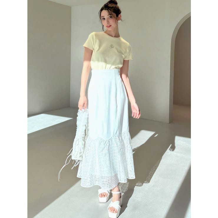 スカラップ切替えフレアスカート | RESEXXY | 詳細画像12 