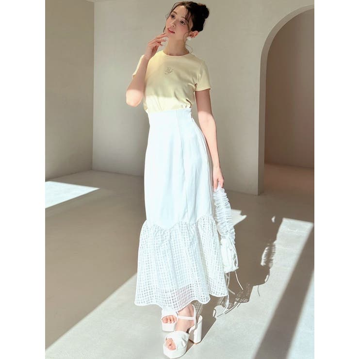 スカラップ切替えフレアスカート | RESEXXY | 詳細画像13 