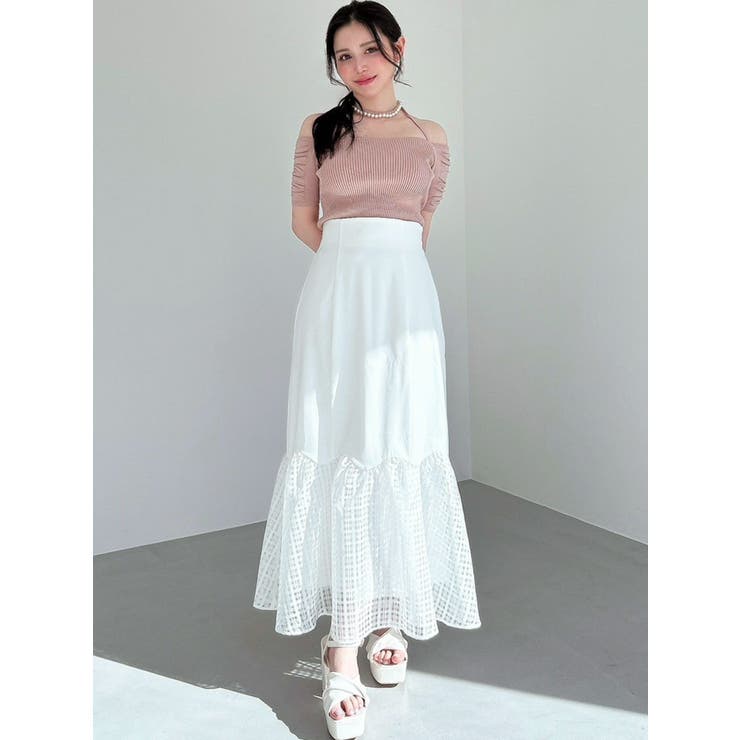 スカラップ切替えフレアスカート | RESEXXY | 詳細画像2 