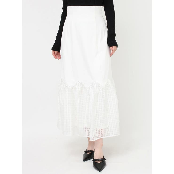 スカラップ切替えフレアスカート | RESEXXY | 詳細画像24 