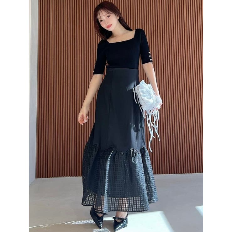 スカラップ切替えフレアスカート | RESEXXY | 詳細画像5 