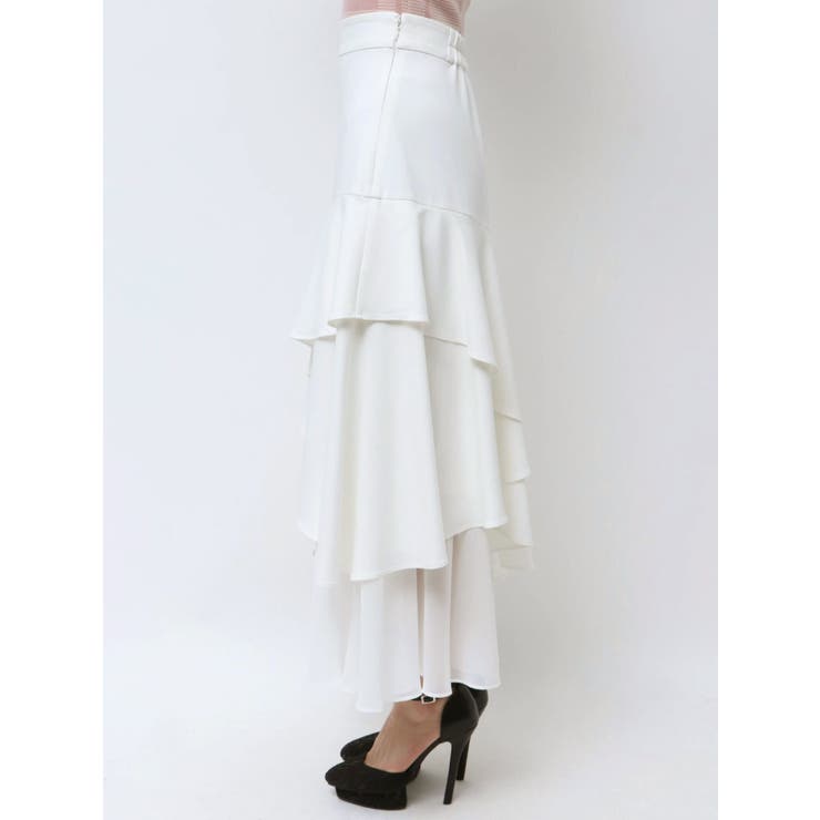 アシンメトリーラッフルフレアスカート | RESEXXY | 詳細画像23 