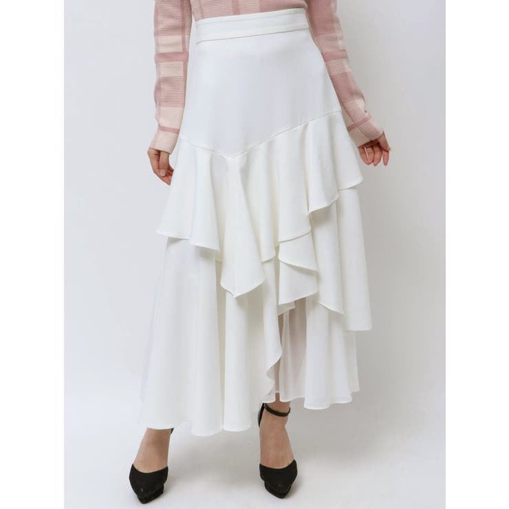 アシンメトリーラッフルフレアスカート | RESEXXY | 詳細画像32 