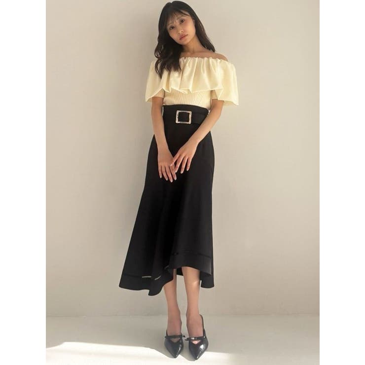 ボリュームドッキングオフショルニットトップス | RESEXXY | 詳細画像21 