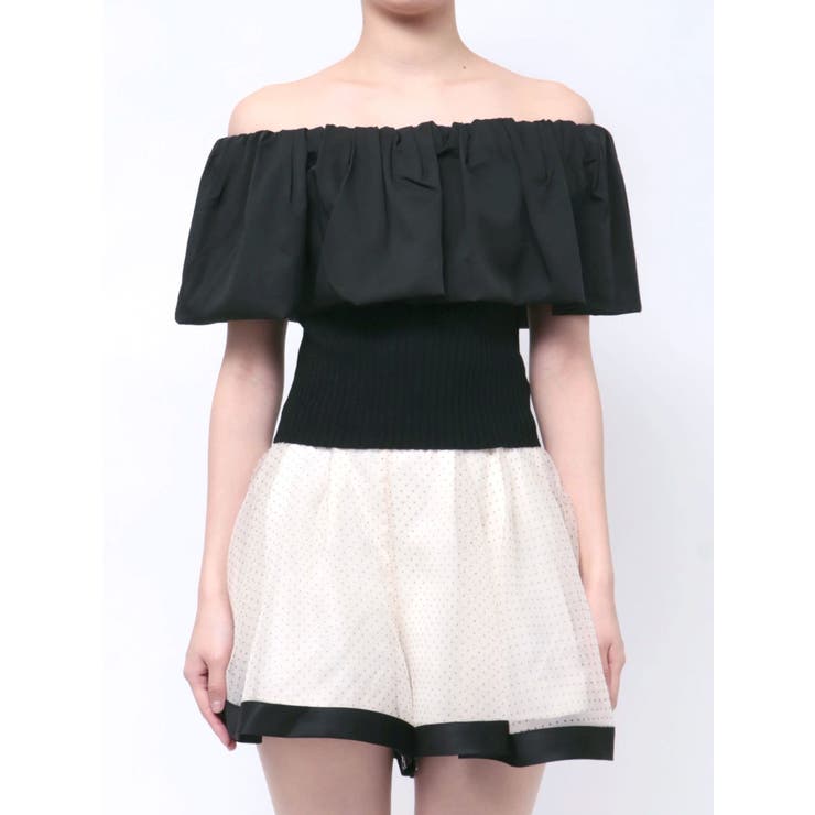 ボリュームドッキングオフショルニットトップス | RESEXXY | 詳細画像27 