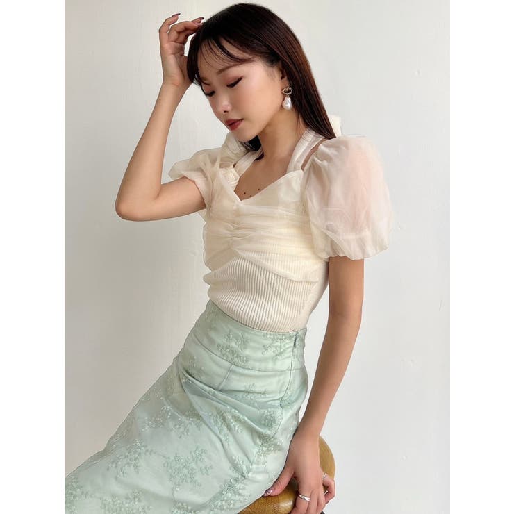 ドッキングリボンニットトップス | RESEXXY | 詳細画像13 