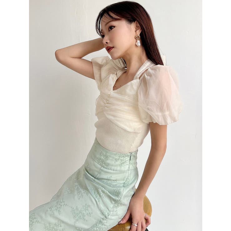 ドッキングリボンニットトップス | RESEXXY | 詳細画像14 