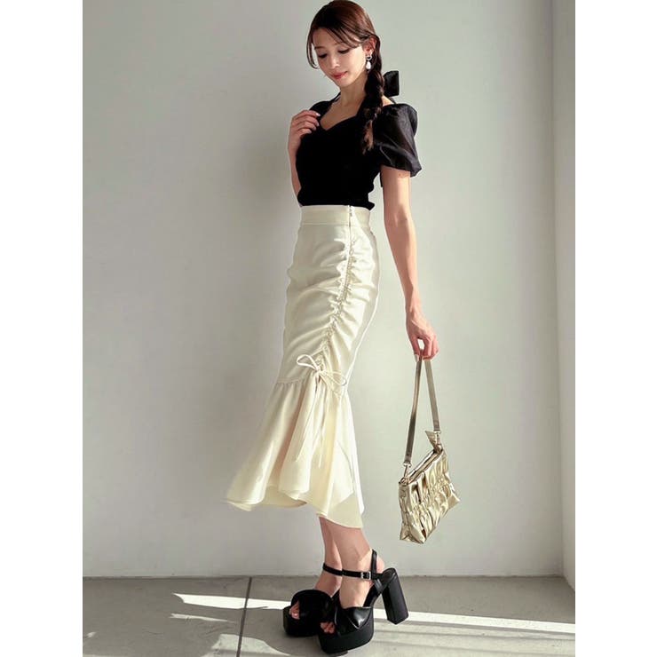 ドッキングリボンニットトップス | RESEXXY | 詳細画像4 