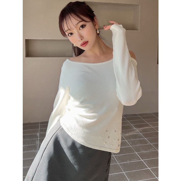 ヘムアシメニットトップス | RESEXXY | 詳細画像7 