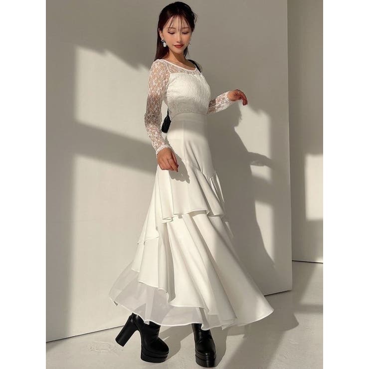 カップ付きストレッチレーストップス | RESEXXY | 詳細画像5 