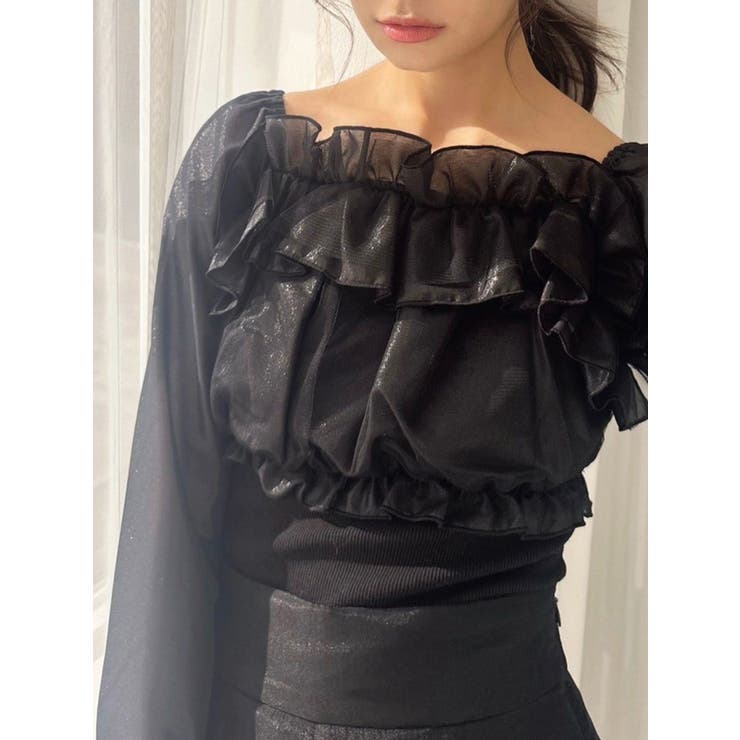 ブラック | シアードッキンクトップス | RESEXXY