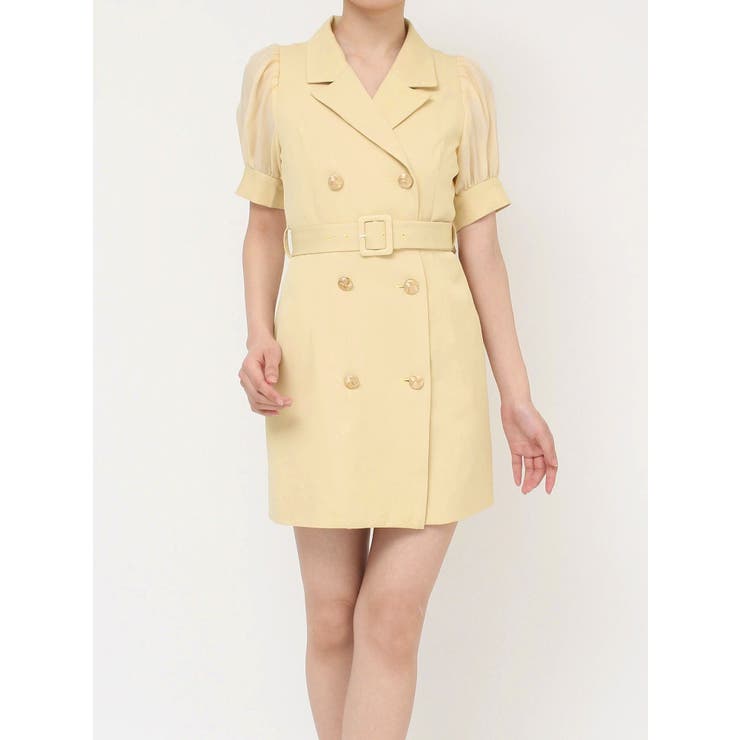 スリーブシアーデザインミニワンピース | RESEXXY | 詳細画像34 