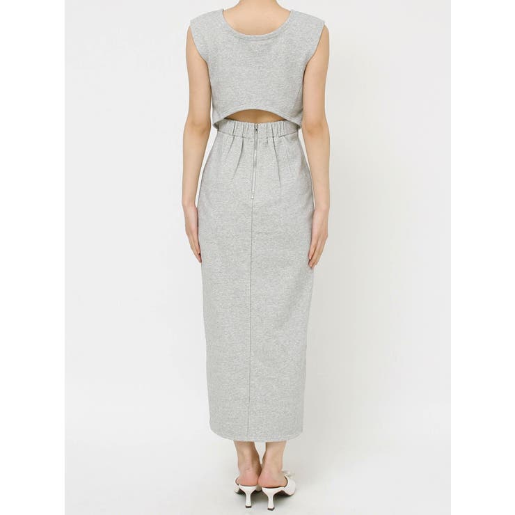 SEZANE バックオープンスリットワンピ WEB限定】バックオープンスリットワンピース[品番：MKSW0063929