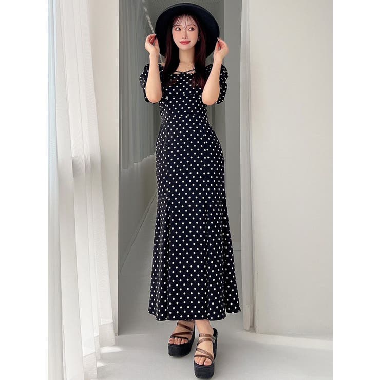 バブルスリーブマーメイドワンピース | RESEXXY | 詳細画像5 