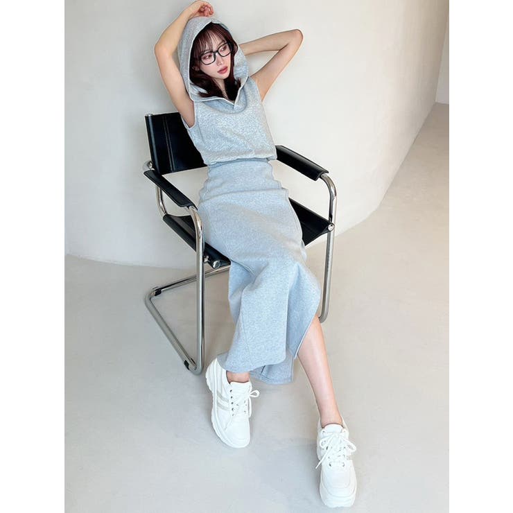 スウェットフーディーワンピース[品番：MKSW0063938]｜RESEXXY