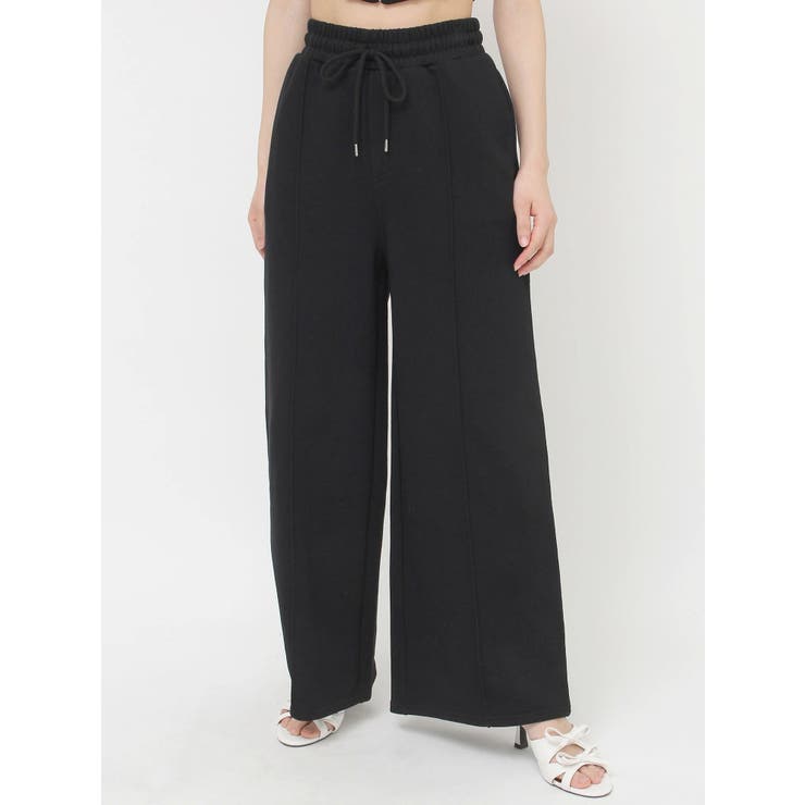 スウェットワイドパンツ【セットアップ着用可能】[品番
