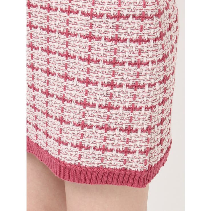 バイカラーニットミニスカート【セットアップ着用可能】 | RESEXXY | 詳細画像18 