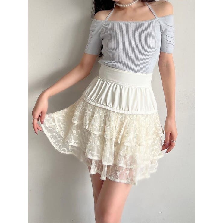 アイボリー | フリルミニスカート | RESEXXY