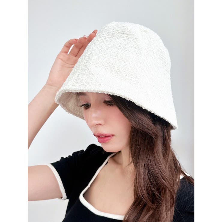 ホワイト | ツイードバケットハット | RESEXXY