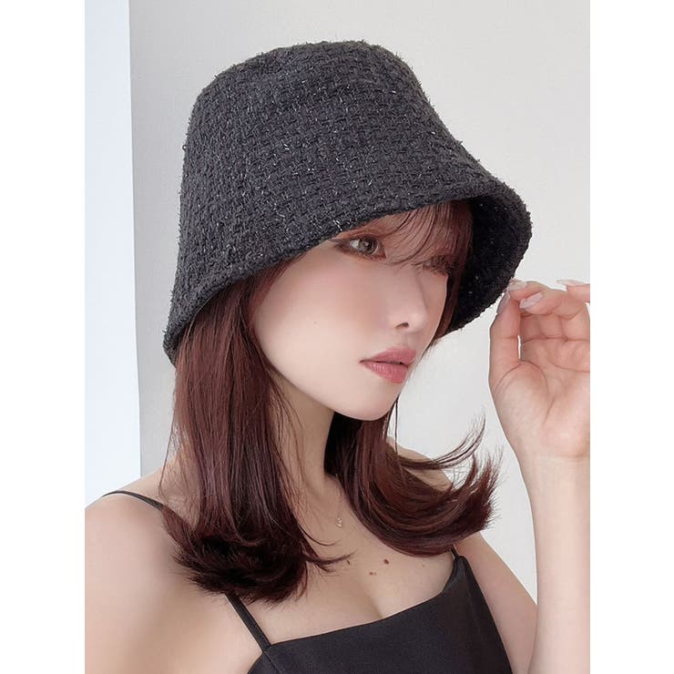 ブラック | ツイードバケットハット | RESEXXY