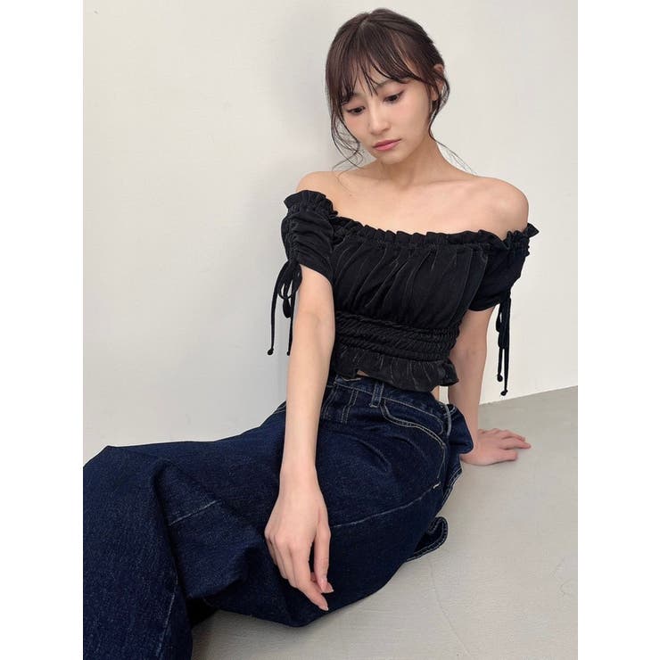シャーリングクロップドトップス | RESEXXY | 詳細画像11 