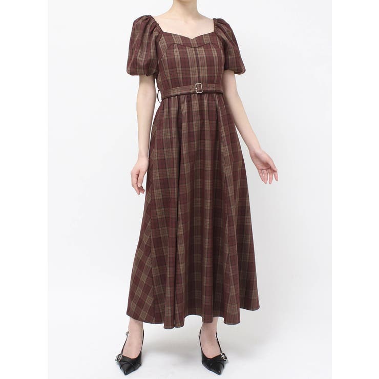 バルーンスリーブチェックワンピース | RESEXXY | 詳細画像38 