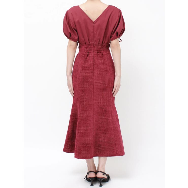 カシュクールツイードマーメイドワンピース | RESEXXY | 詳細画像20 