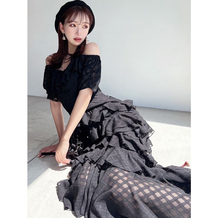 ヘムラッフルアシメワンピース | RESEXXY | 詳細画像12 