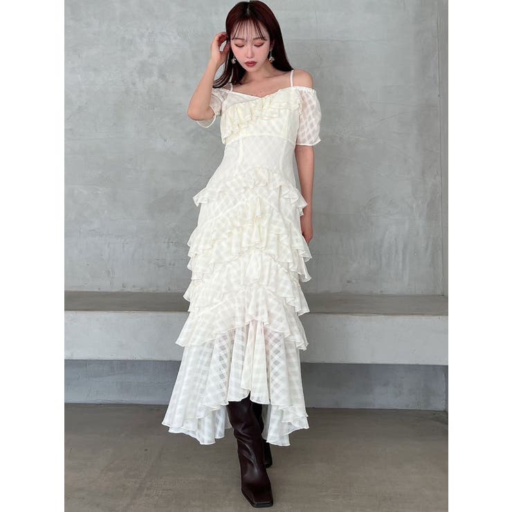 ヘムラッフルアシメワンピース | RESEXXY | 詳細画像2 