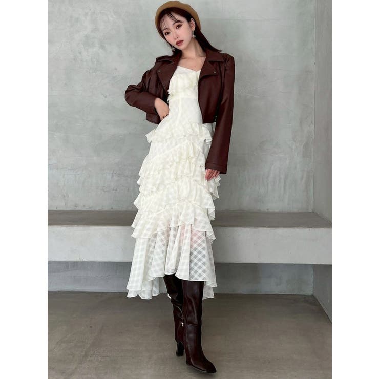 【新品】ラブ　ゾーイ　Love Zooey アシメトリーワンピース　M SLY | OPEN SHOULDER CUT ショートワンピース (ワンピース(ミニ